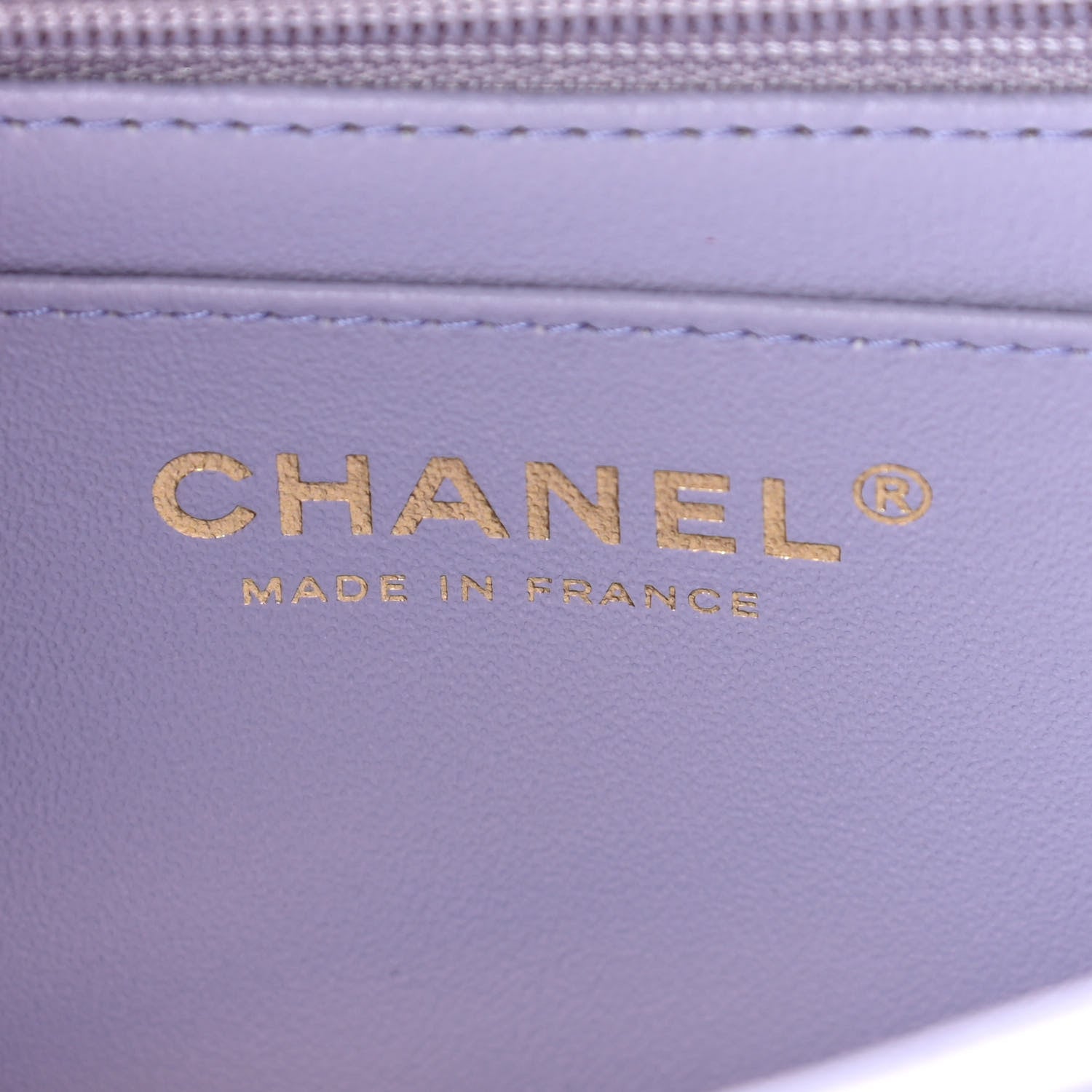 Chanel Lambskin Quilted Mini Top Handle Rectangular Flap Light Purple 6 of 10