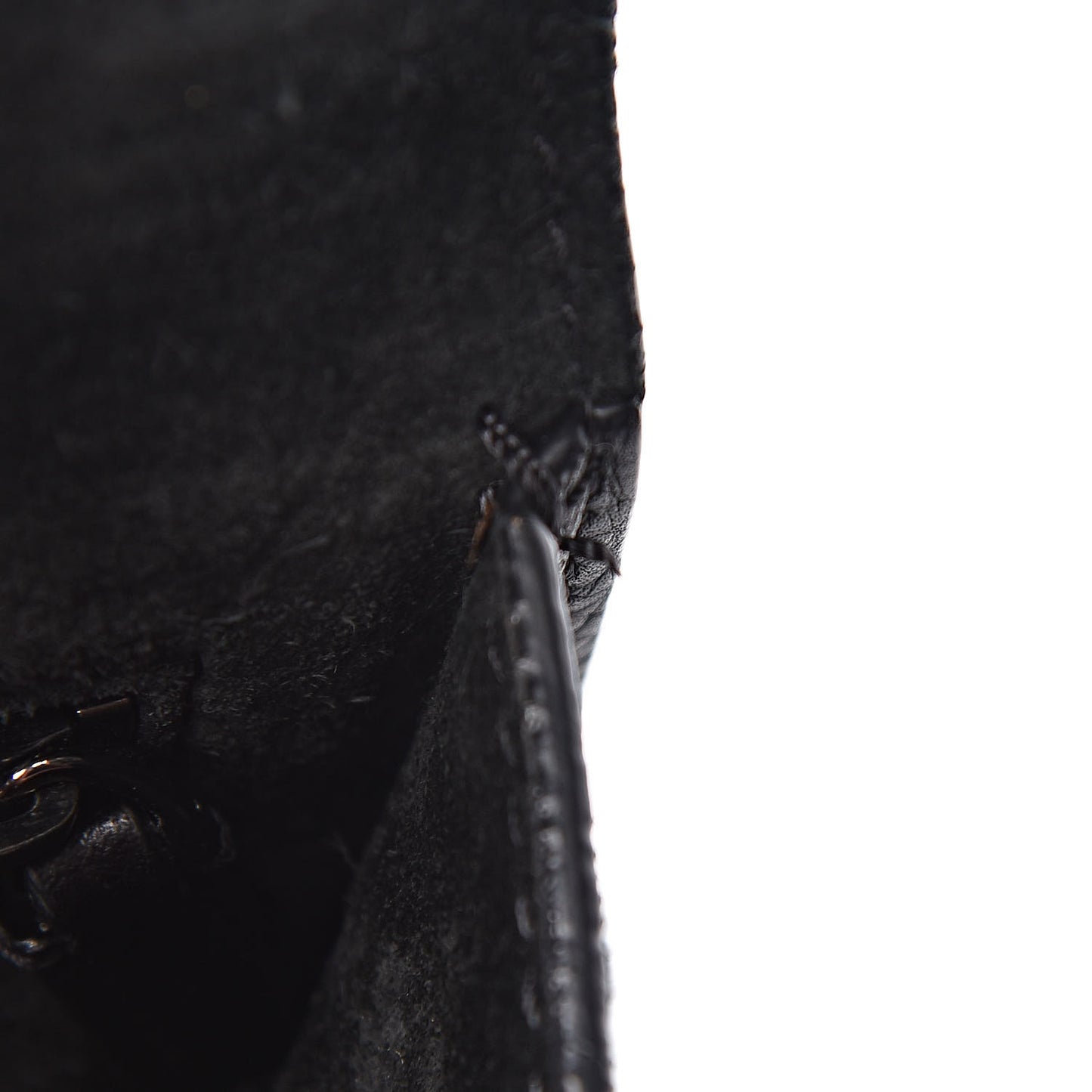 Pebbled Calfskin Small Glam Lock Rockstud Flap Black