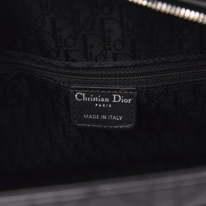 Christian Dior Patent Cannage Stitched Large Lady Dior Black 6 of 9