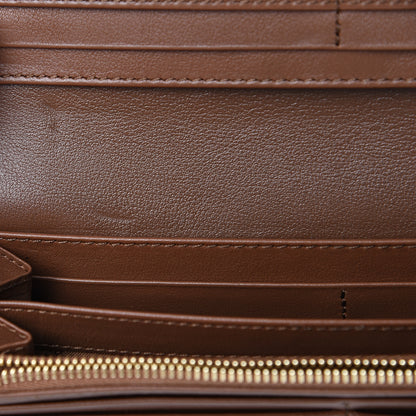 Burberry Calfskin Horseferry Check Porter Continental Wallet Tan 8 of 8