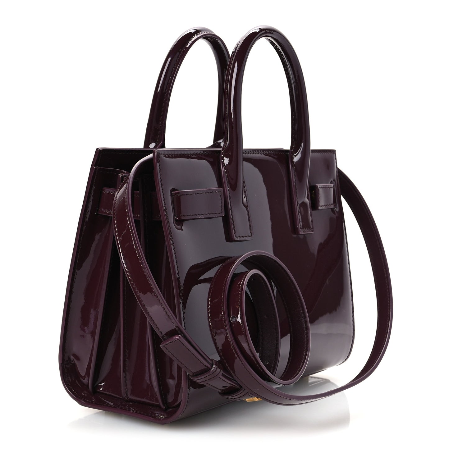 Patent Nano Sac de Jour Dark Red Wine