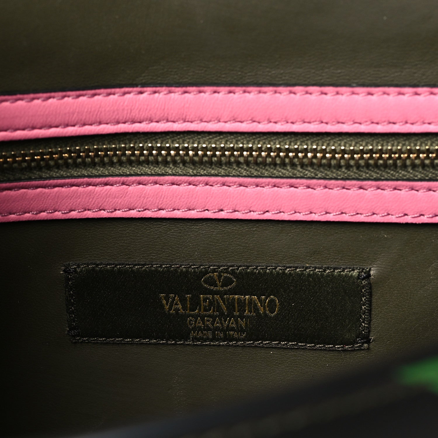 Valentino Garavani Nappa Canvas Camouflage Medium Glam Lock Rockstud Flap Multicolor 6 of 10