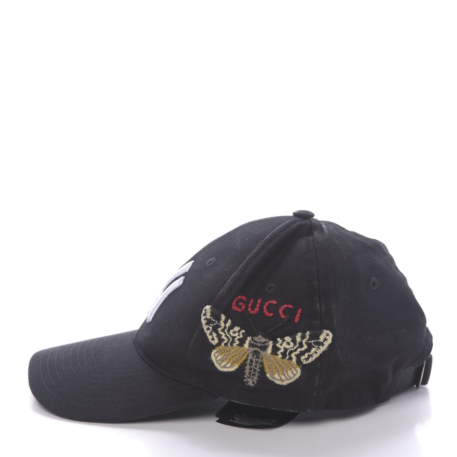 Gucci X MLB Cotton NY Yankees Baseball Hat 57-61 Navy 3 of 9