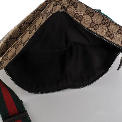 Gucci Monogram Web Belt Bag Dark Brown 5 of 7