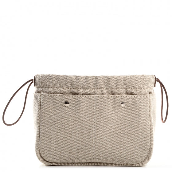 Canvas Barenia Fourbi 20 PM Pouch Naturel Fauve