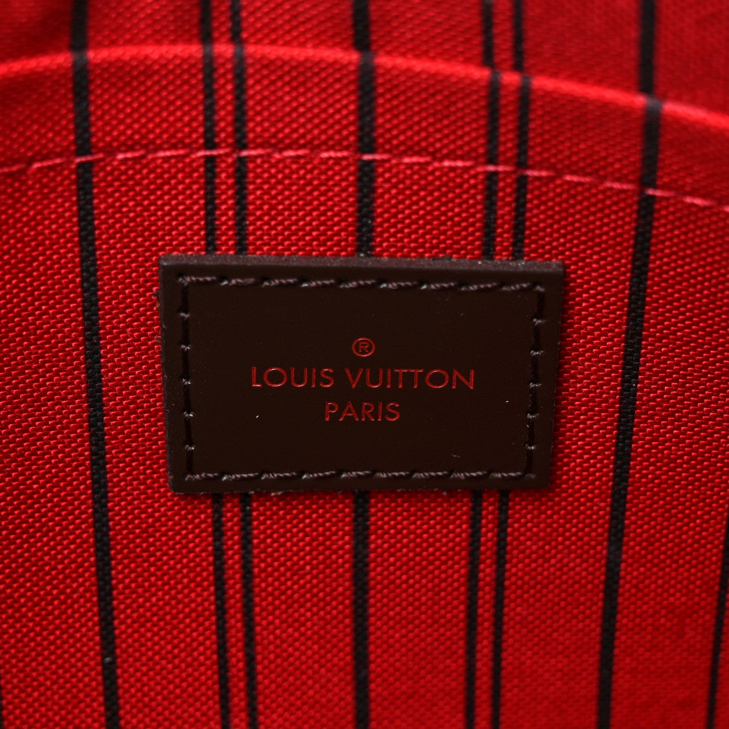 Louis Vuitton Damier Ebene Neverfull MM GM Pochette 6 of 8