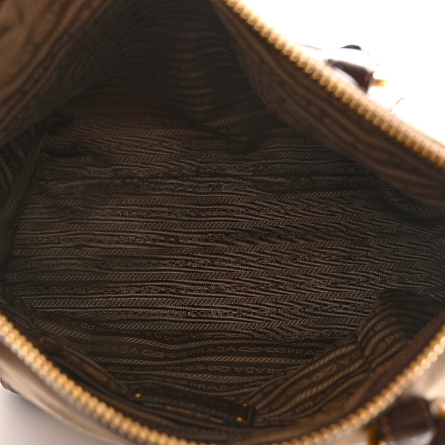 Prada Jacquard Logo Tote Corda Bruciato 4 of 9