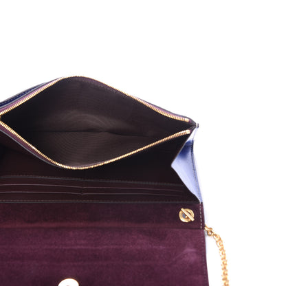 Mulberry Smooth Calfskin Amberley Convertible Clutch Cobalt Blue 6 of 9