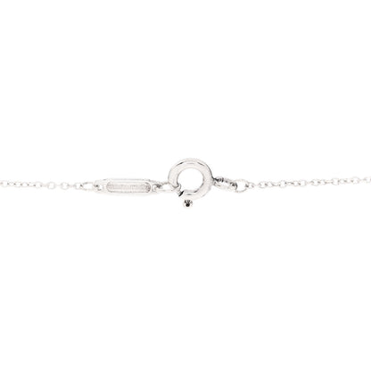 Tiffany Sterling Silver Double Heart Lariat Pendant Necklace 4 of 6