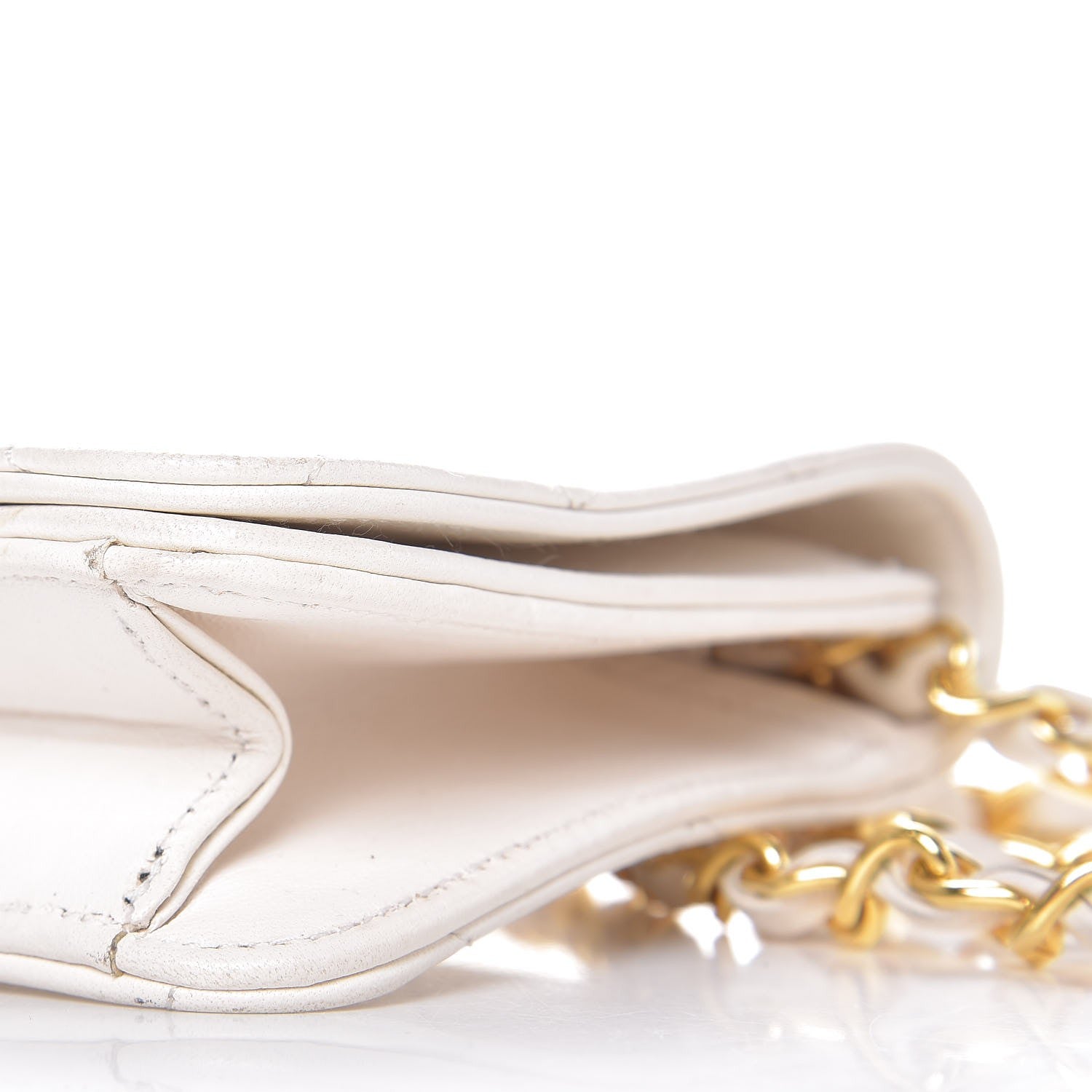 Chanel Lambskin Quilted Mini Flap White 8 of 8