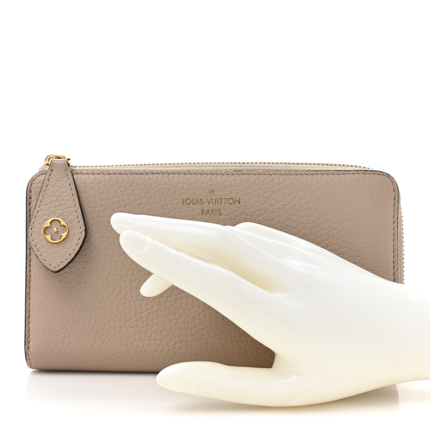 Veau Cachemire Comete Wallet Galet