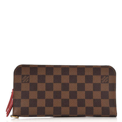 Louis Vuitton Damier Ebene Insolite Wallet Rouge 1 of 11