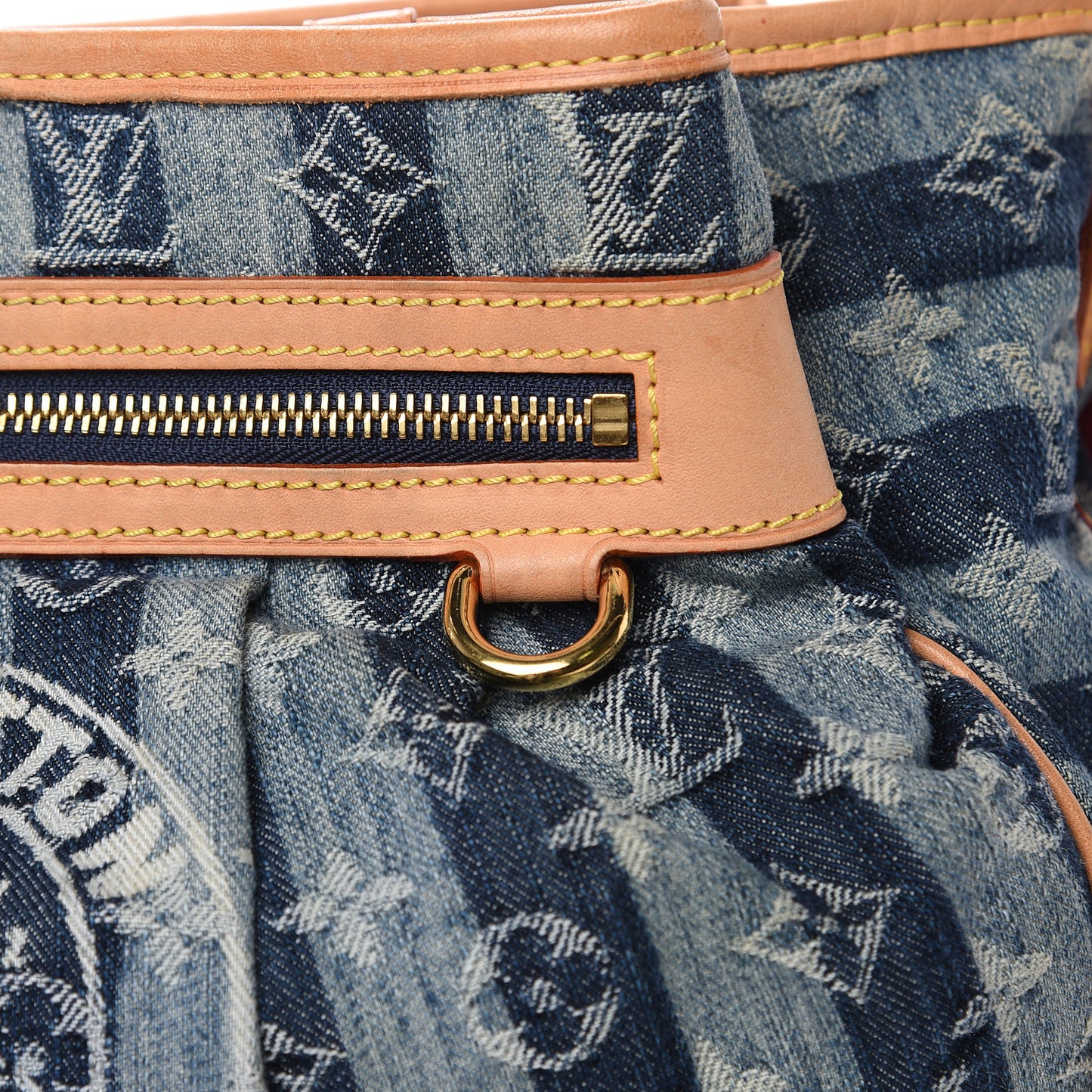 Denim Raye Porte Epaule MM