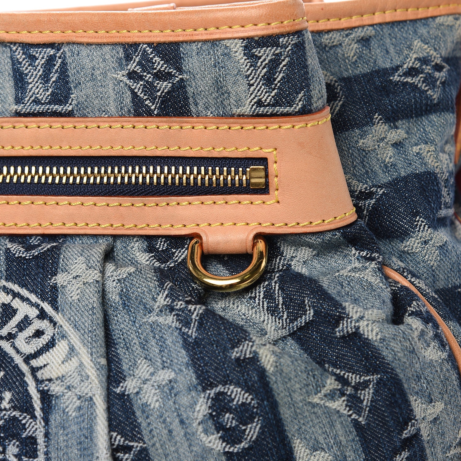 Louis Vuitton Denim Raye Porte Epaule MM 15 of 15