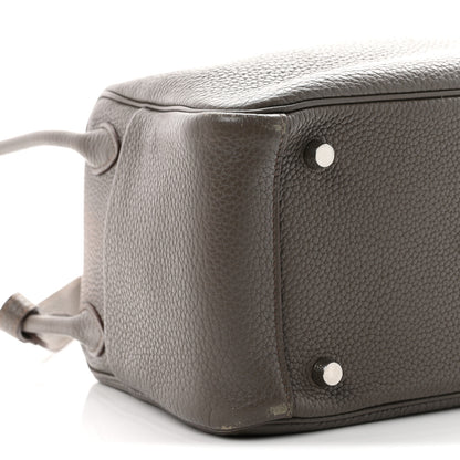 Hermes Taurillon Clemence Lindy 26 Etain 8 of 10
