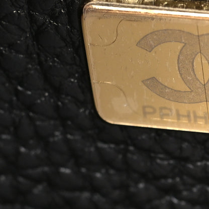 Chanel Grained Calfskin Stitched Urban Essentials Small Shopping Bag Black 7 of 10