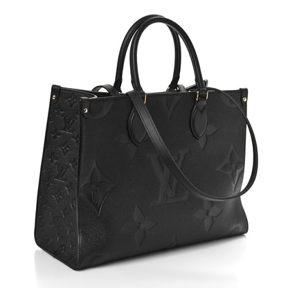 Louis Vuitton Empreinte Monogram Giant Onthego MM Black 2 of 7