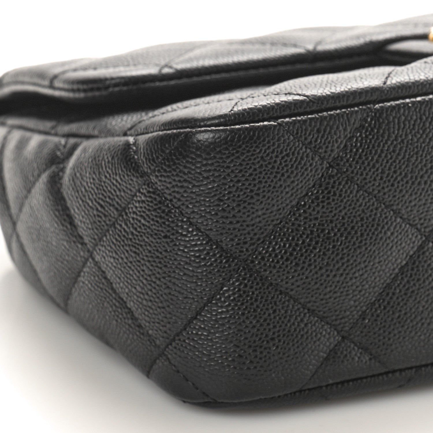 Chanel Caviar Quilted Sweetheart Flap Black 9 of 10