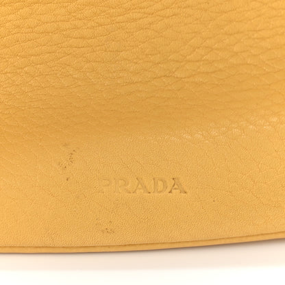 Prada Vitello Daino Cleo Shoulder Bag Yellow 21 of 23