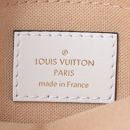 Louis Vuitton Monogram Giant Neverfull MM GM Pochette White 6 of 7