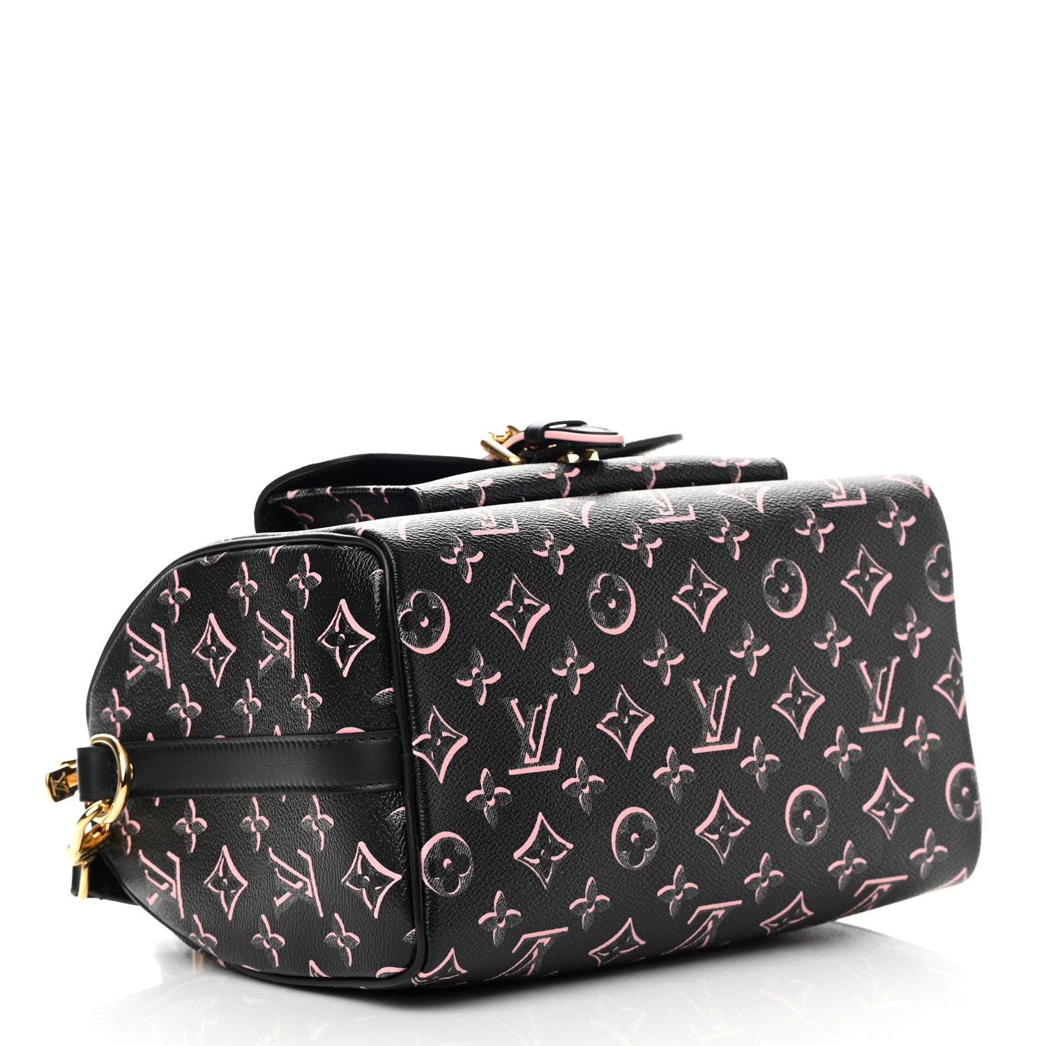 Louis Vuitton Monogram Fall for You Speedy Bandouliere 25 Black 4 of 10