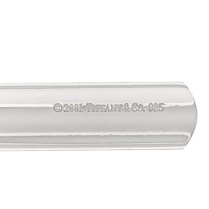 Tiffany Sterling Silver 1837 Bar Pendant Necklace 5 of 5