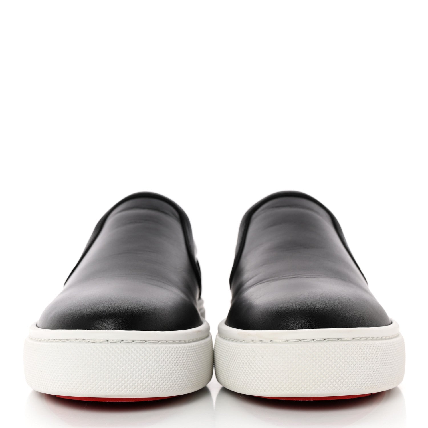 Christian Louboutin Calfskin Masteraltissima Flat Sneakers 37 Black 2 of 11