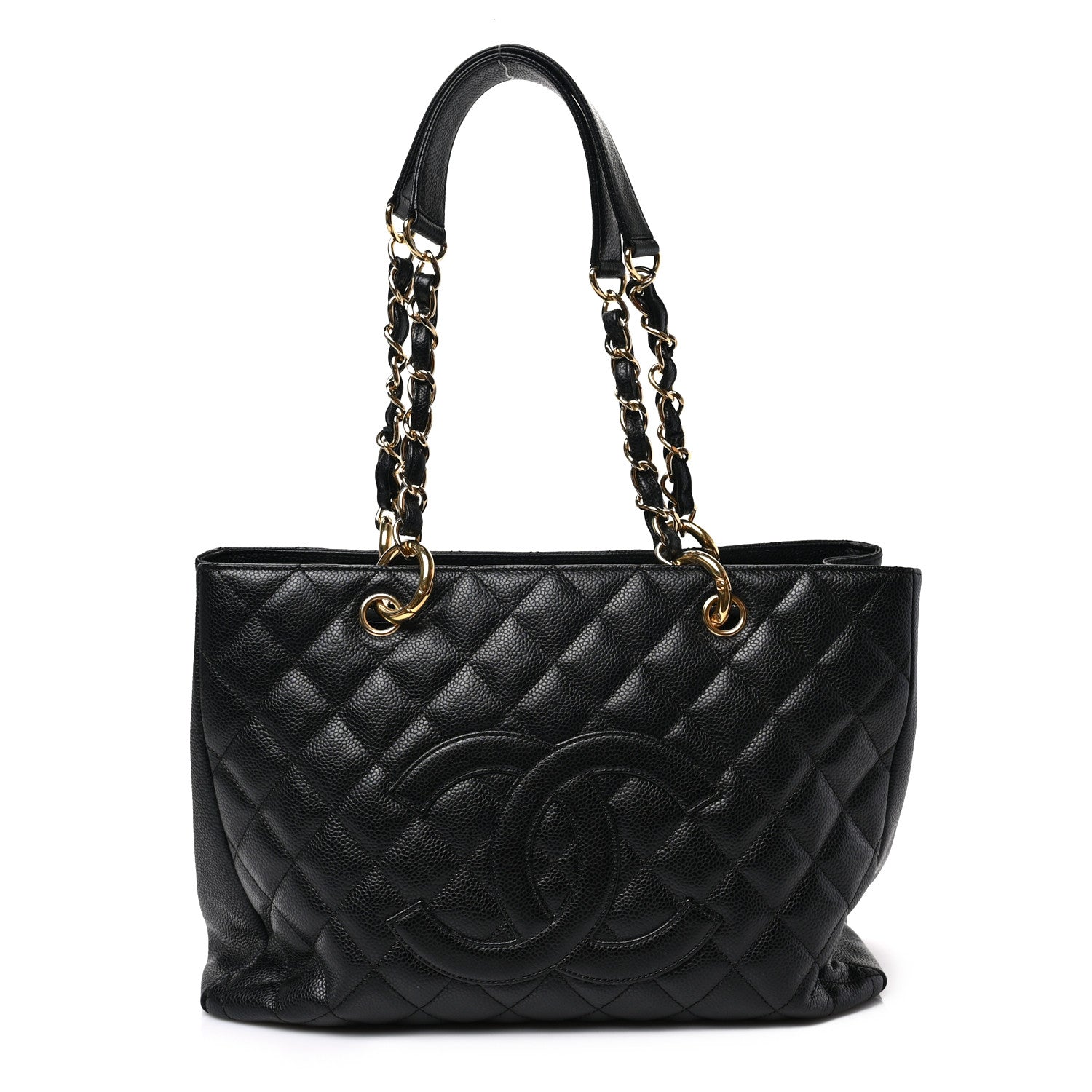 Chanel Caviar Quilted Grand Shopping Tote GST Black 1 of 7