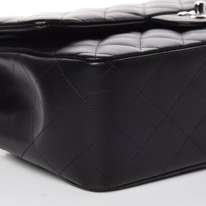 Chanel Lambskin Quilted Jumbo Double Flap Black 5 of 12