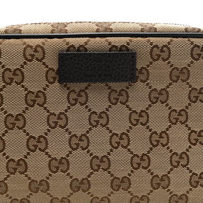 Gucci Monogram Belt Bag Dark Brown 8 of 10