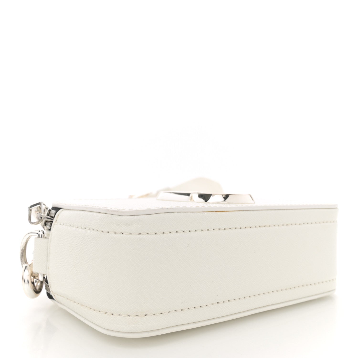 Marc Jacobs Saffiano Small Snapshot Camera Bag White 4 of 10