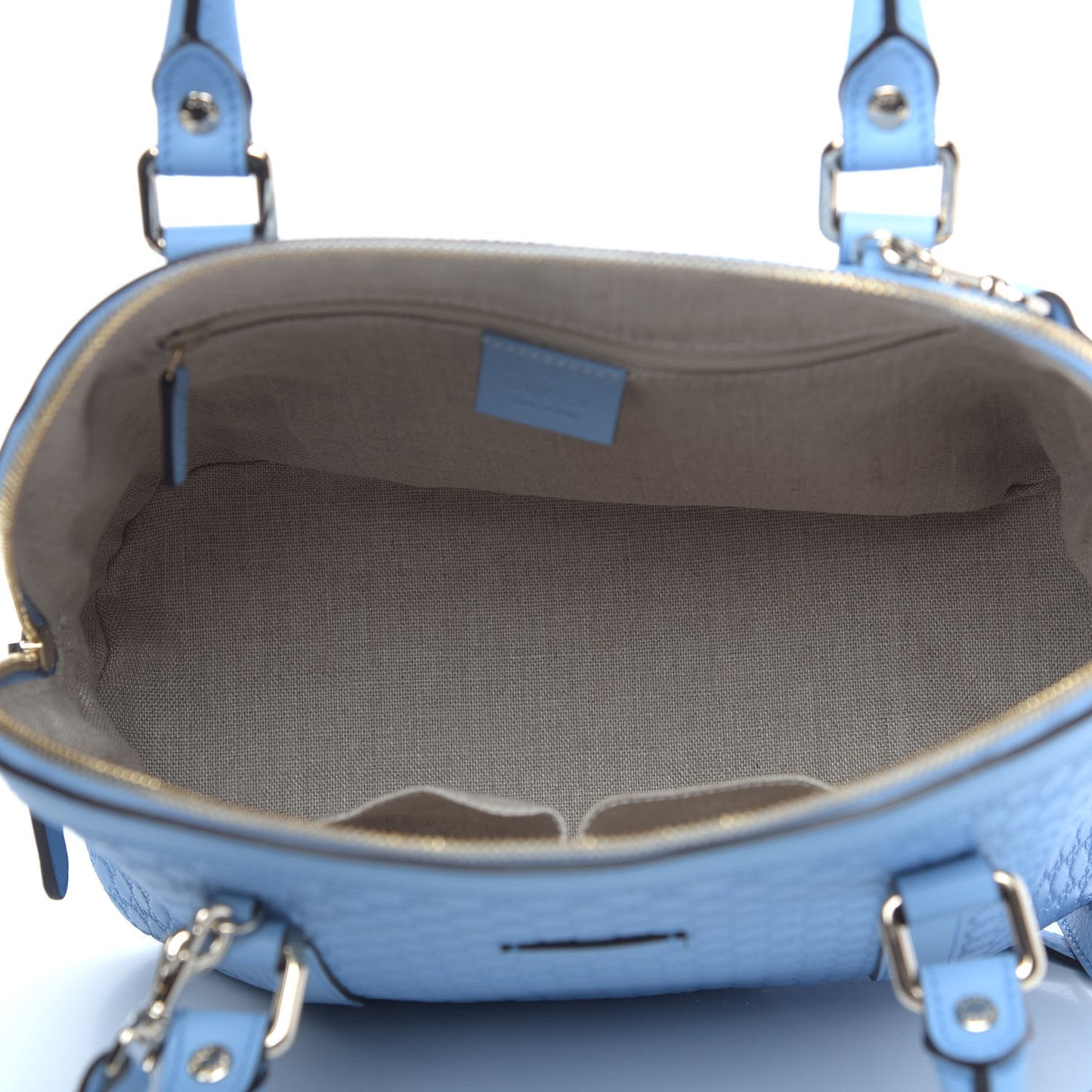 Microguccissima Medium Dome Bag Mineral Blue