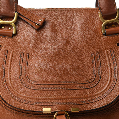 Chloe Calfskin Medium Marcie Satchel Tan 16 of 16