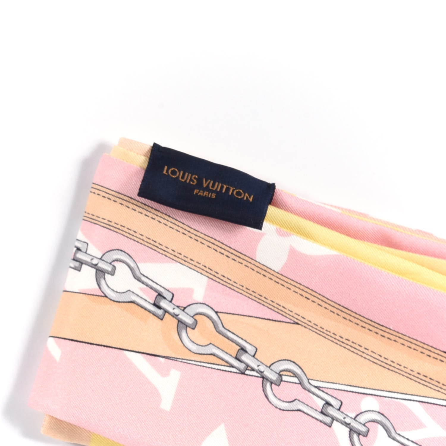 Louis Vuitton Silk Monogram Gradient By The Pool Bandeau Pink 4 of 4