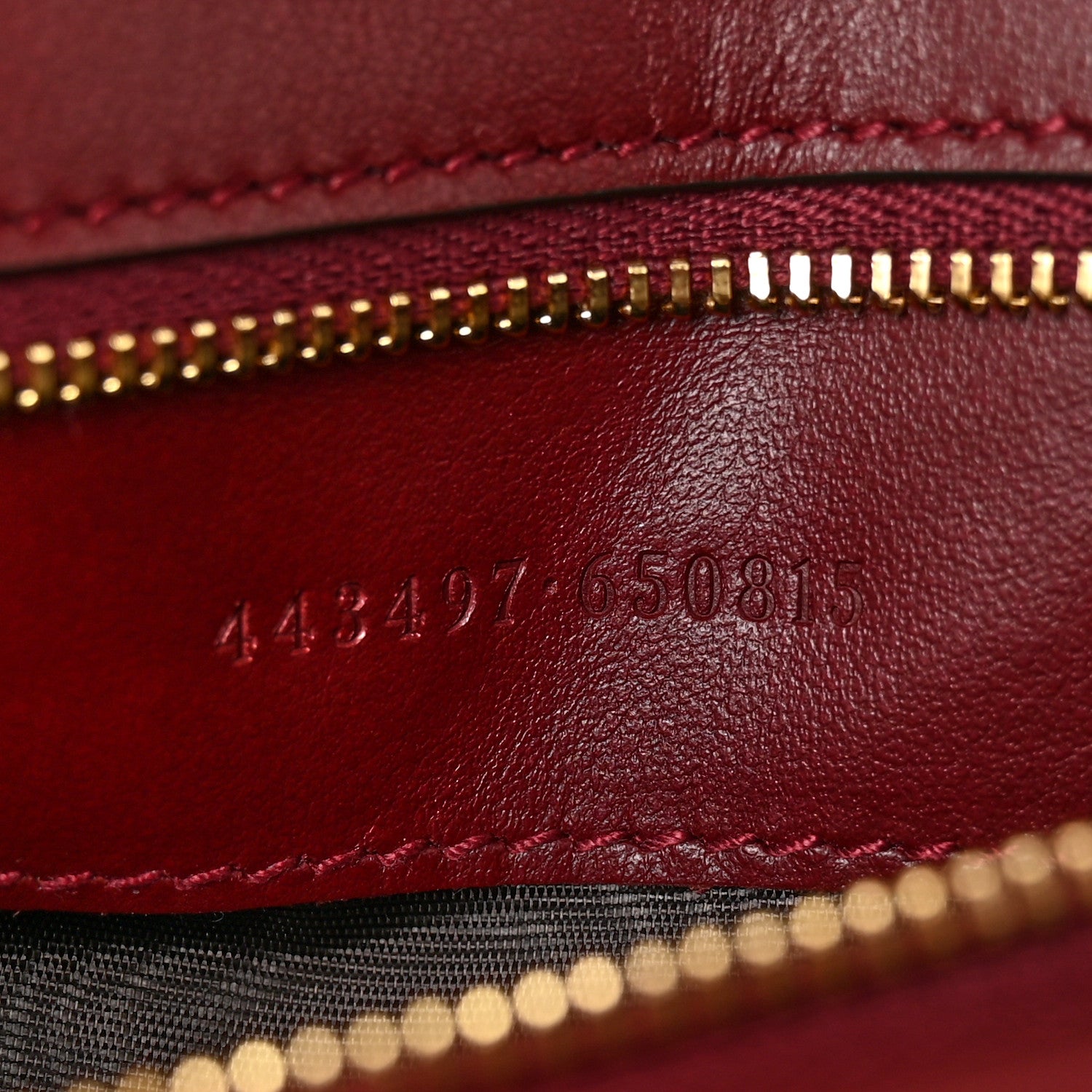 Gucci Calfskin Matelasse Small GG Marmont Shoulder Bag Ancora Red 7 of 10