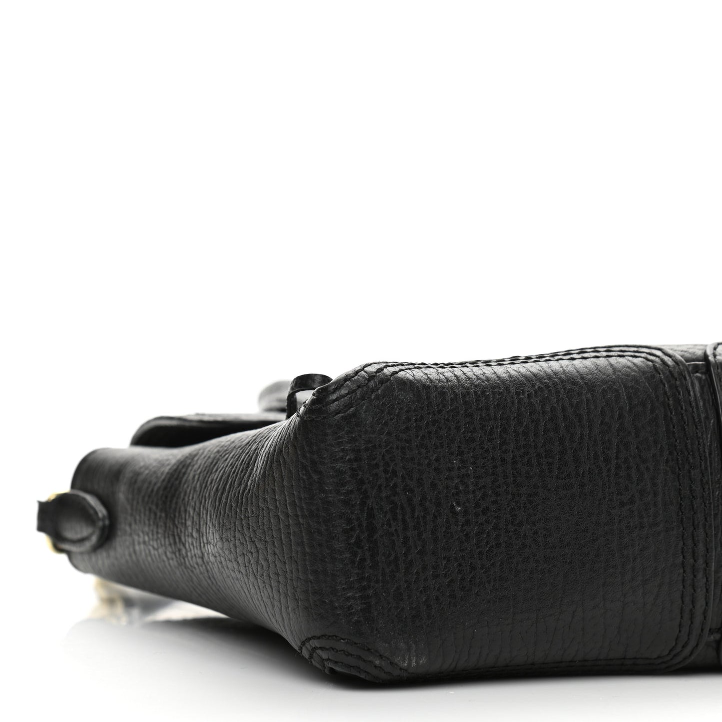 Textured Calfskin Mini Pashli Satchel Black