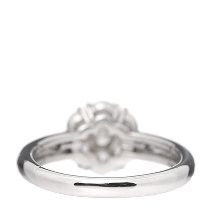 Van Cleef & Arpels Platinum Diamond 1.16ctw Large Fleurette Ring 53 6.25 4 of 6
