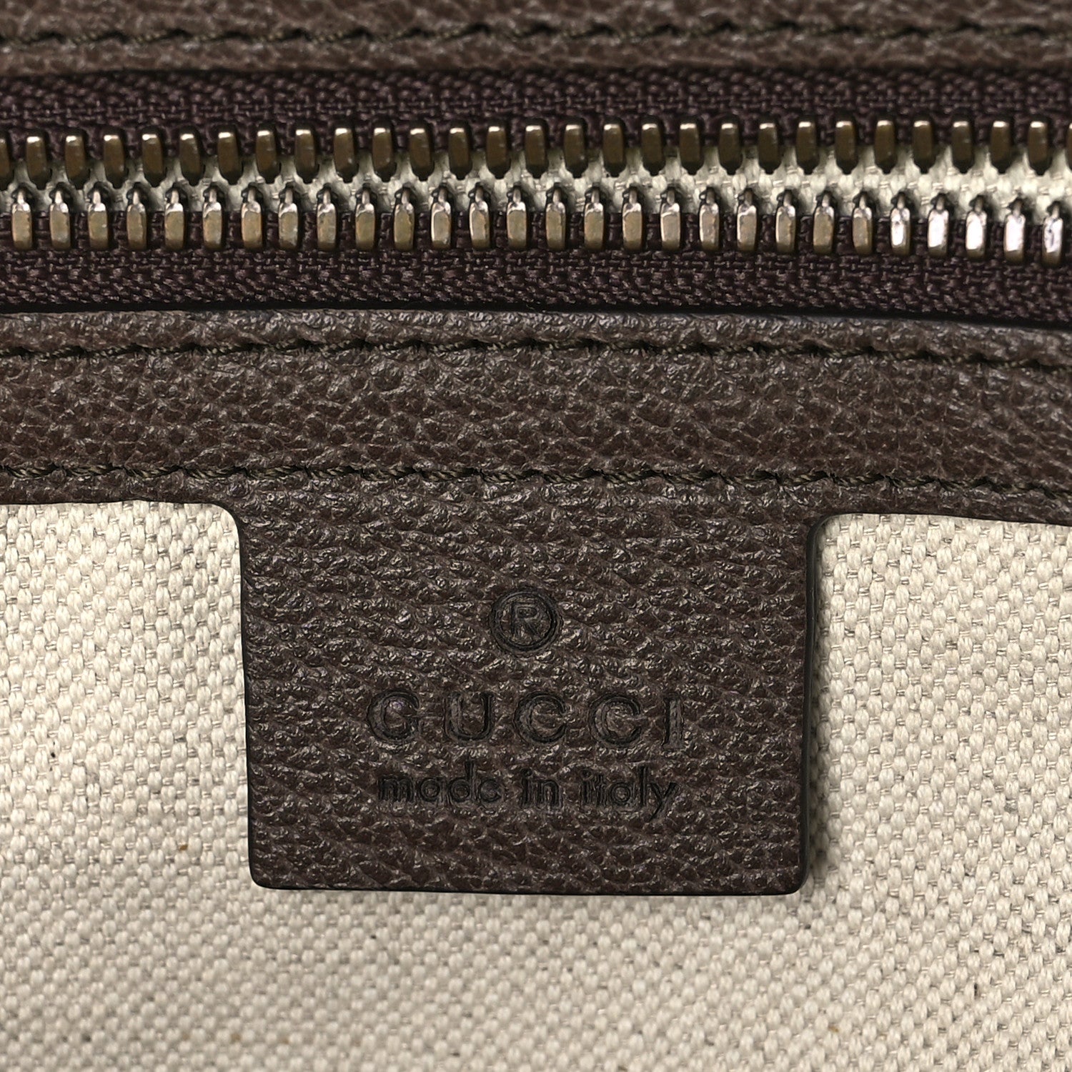 Gucci GG Supreme Monogram Calfskin Web Small Ophidia Day Backpack Beige Ebony New Acero 6 of 10