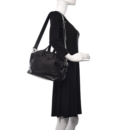 Givenchy Waxy Grained Calfskin Small Nightingale Black 2 of 12