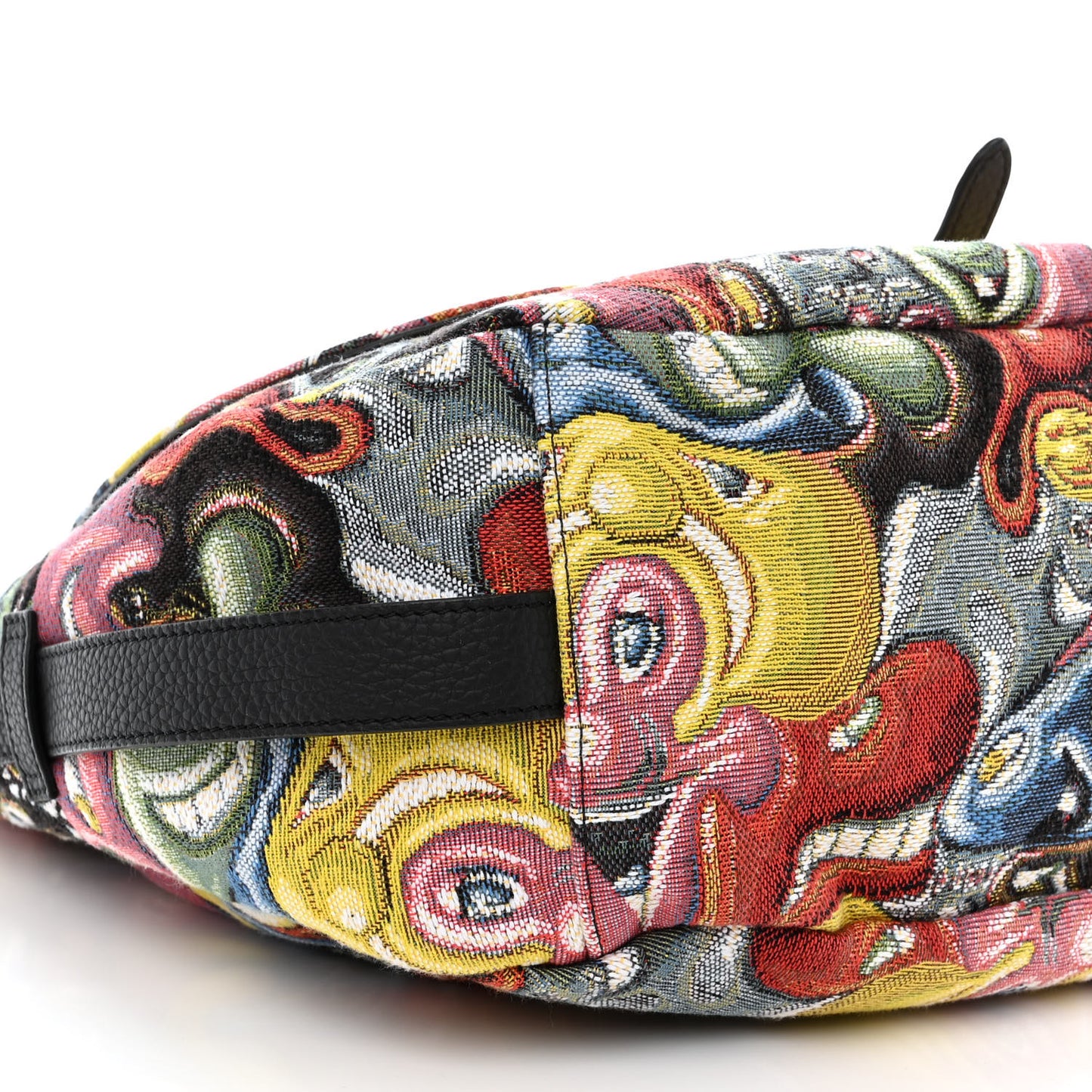 X KENNY SCHARF Jacquard Printed Soft Saddle Bag Multicolor