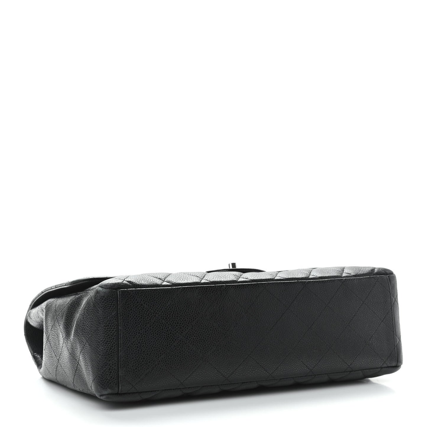 Caviar Quilted Maxi Single Flap Black