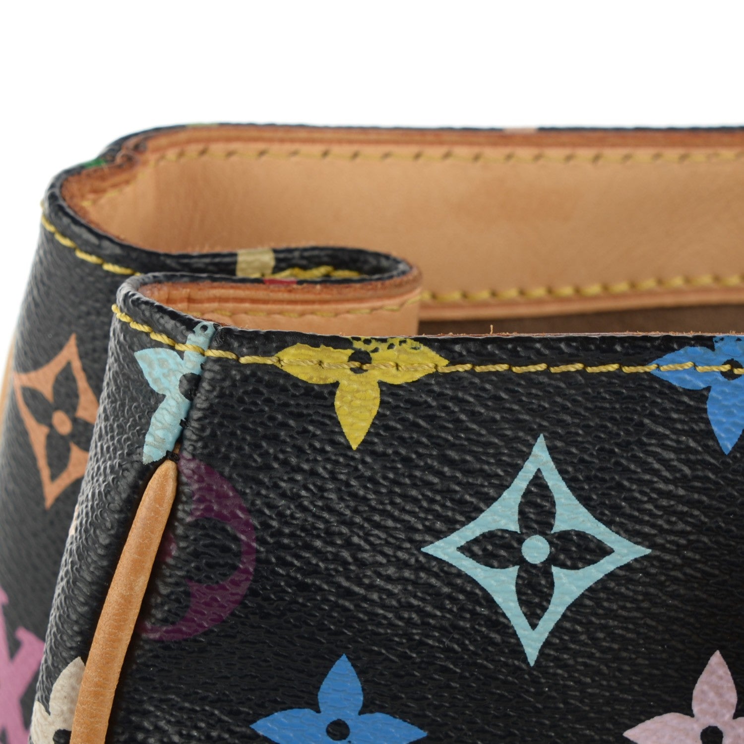 Louis Vuitton LOUIS VUITTON Monogram Multicolor Aurelia MM Black 3 of 11