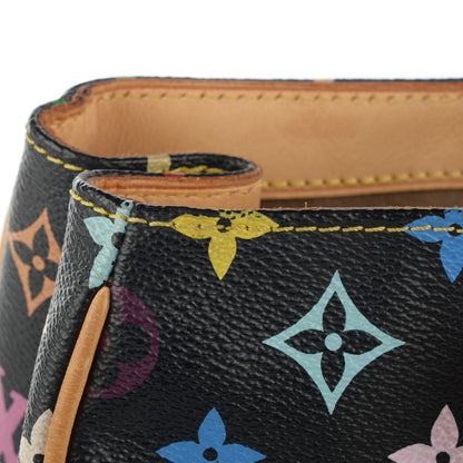 Louis Vuitton LOUIS VUITTON Monogram Multicolor Aurelia MM Black 3 of 11