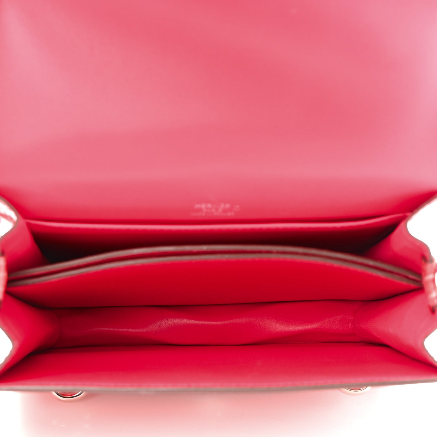 Shiny Alligator Mini Sac Roulis Bougainvillea