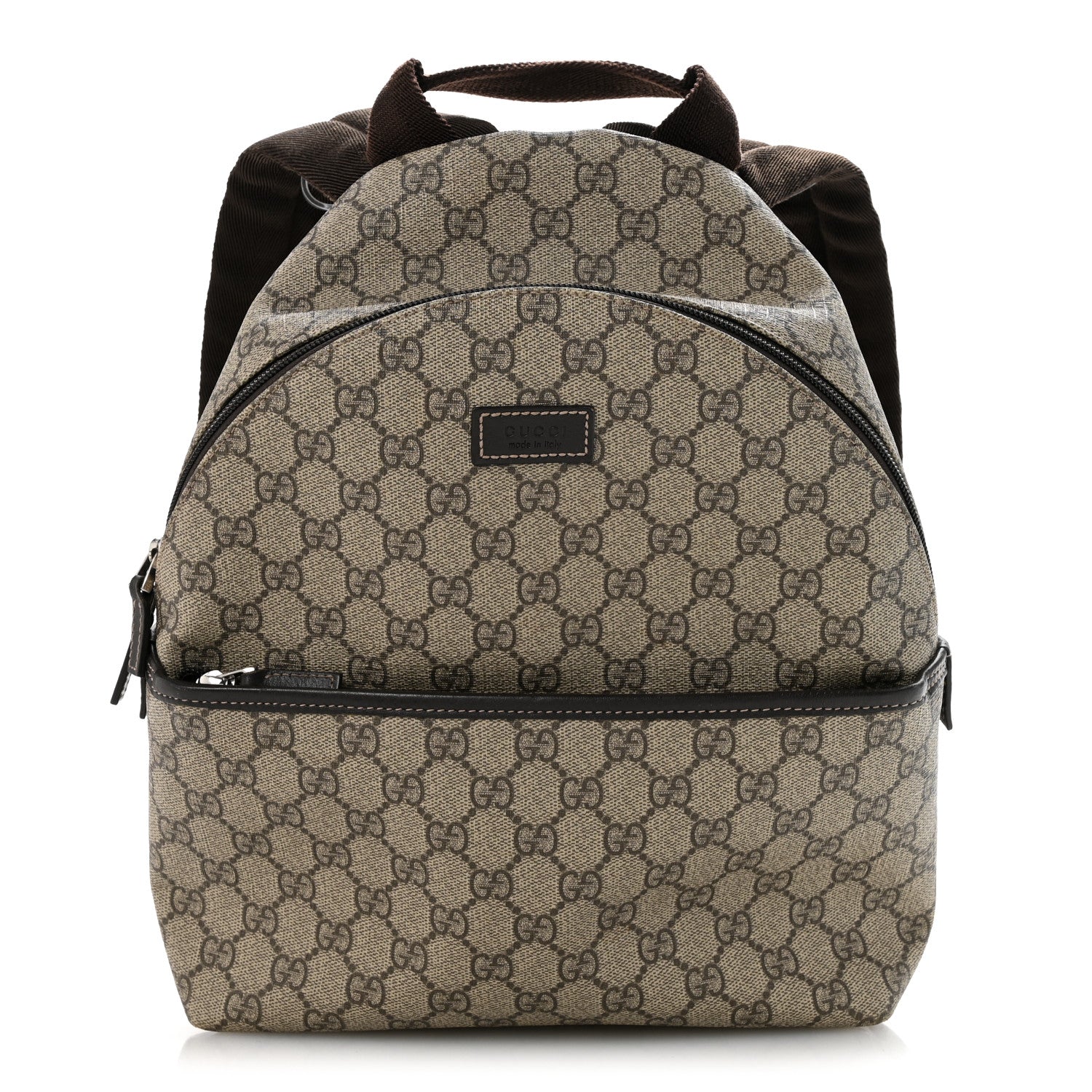 Gucci GG Supreme Monogram Margaux Calfskin Childrens Day Backpack Beige Ebony Cocoa Dark Chocolate 1 of 14