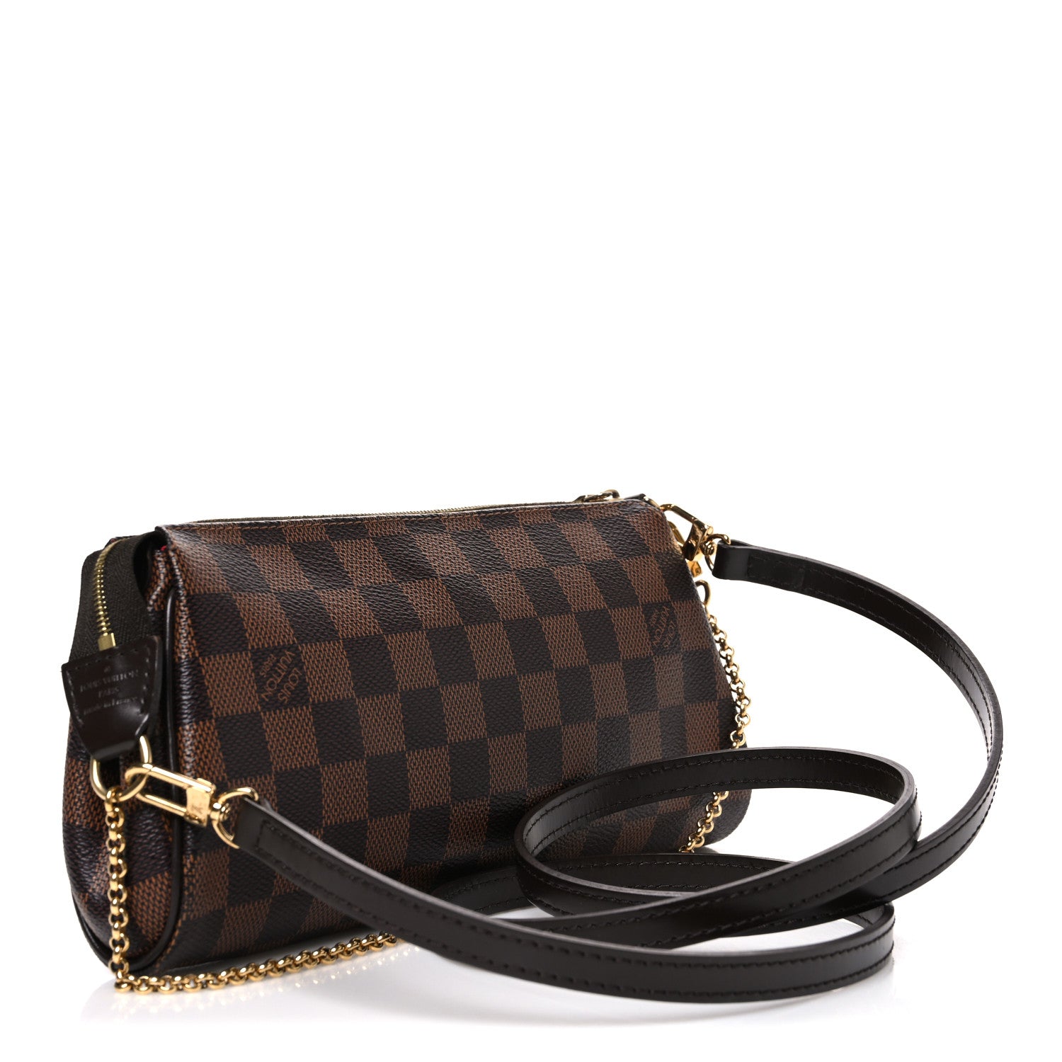 Louis Vuitton Damier Ebene Eva Clutch 3 of 11