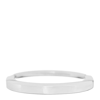 Tiffany 18K White Gold Lock Ring 63 10.5 3 of 5