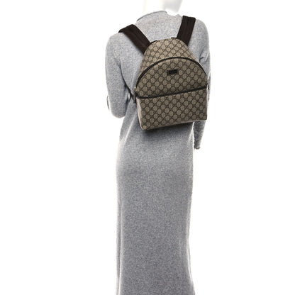Gucci GG Supreme Monogram Margaux Calfskin Childrens Day Backpack Beige Ebony Cocoa Dark Chocolate 2 of 10