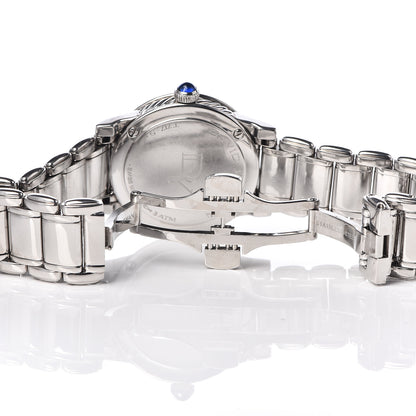 David Yurman Stainless Steel Diamond Bezel Mother of Pearl 30mm Classic Quartz Watch 6 of 8