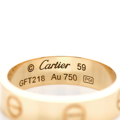 Cartier 18K Yellow Gold 5.5mm LOVE Ring 59 8.75 4 of 4